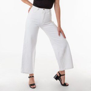 Los Angeles Apparel HIGH WAISTED WIDE LEG JEAN